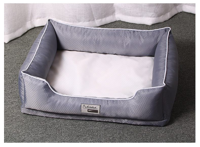  Pet Removable Litter Dog Beds Pet Supplies Dark grey Meibi Bear Beds.