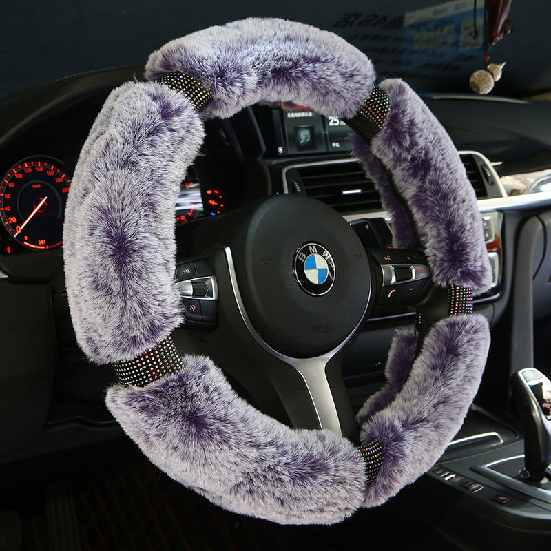 Car Steering Wheel Cover Winter Applicable models, imitation leather. 