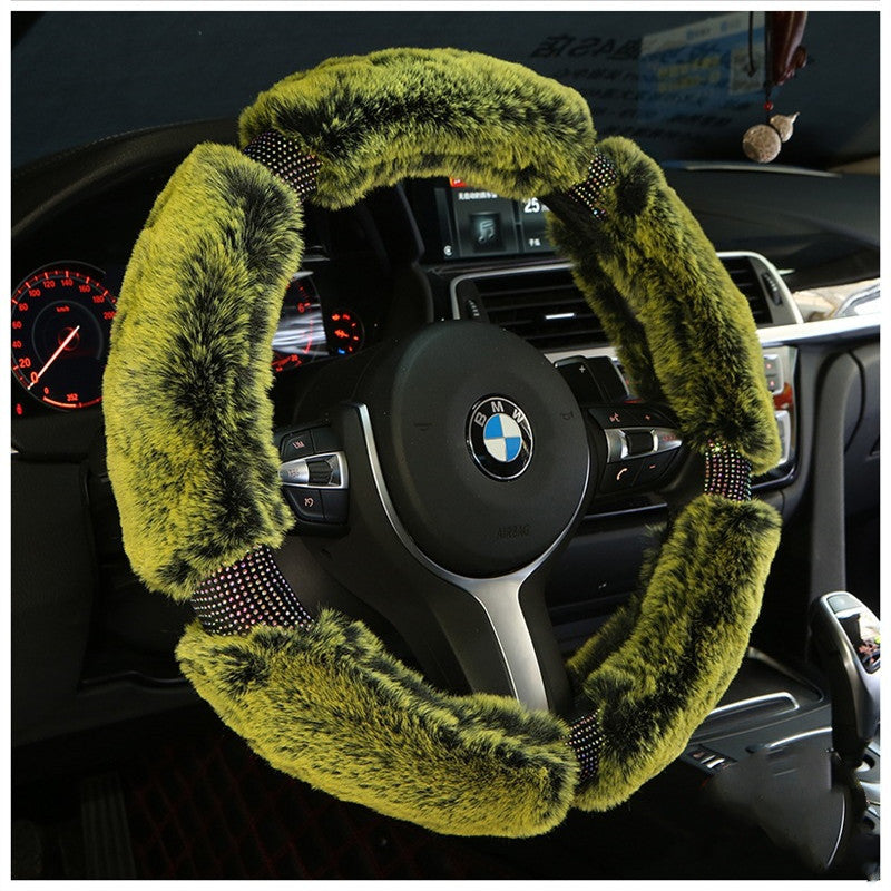 Car Steering Wheel Cover Winter Applicable models, imitation leather. 