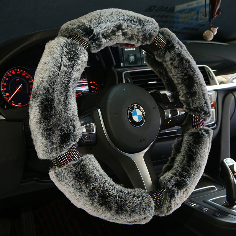 Car Steering Wheel Cover Winter Applicable models, imitation leather. 