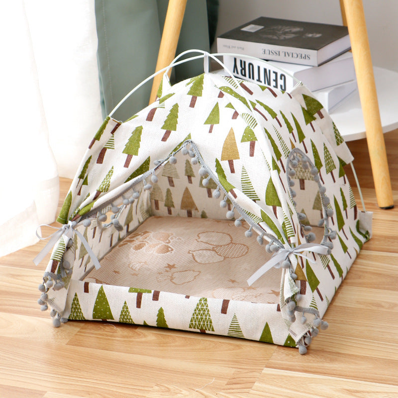 Cat Tent Cat House Enclose Pet Bed high-quality fabric, breathable