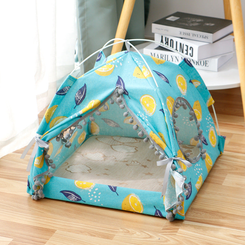 Cat Tent Cat House Enclose Pet Bed high-quality fabric, breathable