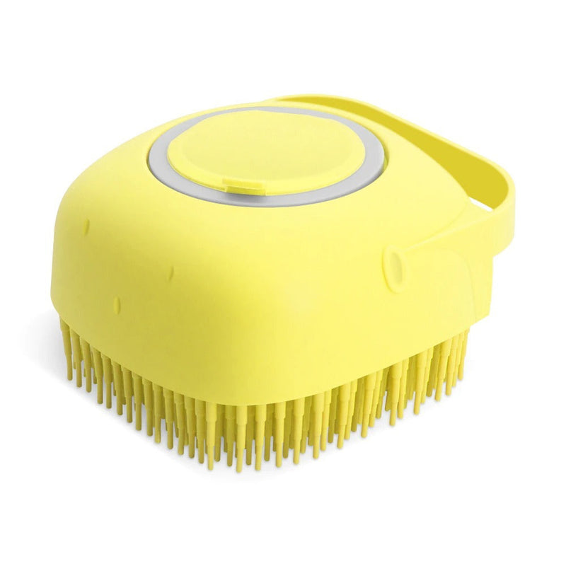 Dog Shampoo Massager  Brush Cat Massage Comb Grooming Scrubber Shower.