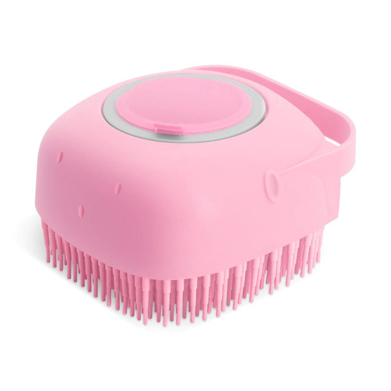 Dog Shampoo Massager  Brush Cat Massage Comb Grooming Scrubber Shower.