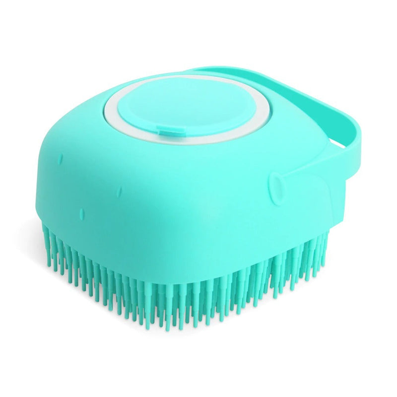 Dog Shampoo Massager  Brush Cat Massage Comb Grooming Scrubber Shower.