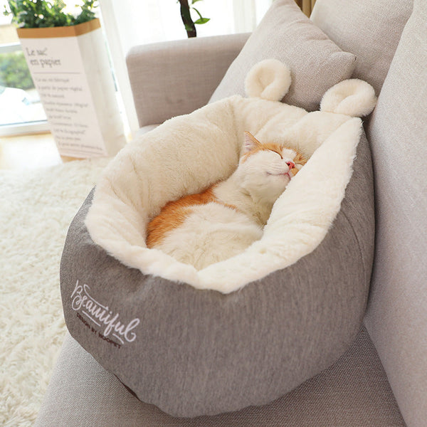 Dog Bed Warming Soft Sleeping Bag Cushion Puppy Kennel cotton Material