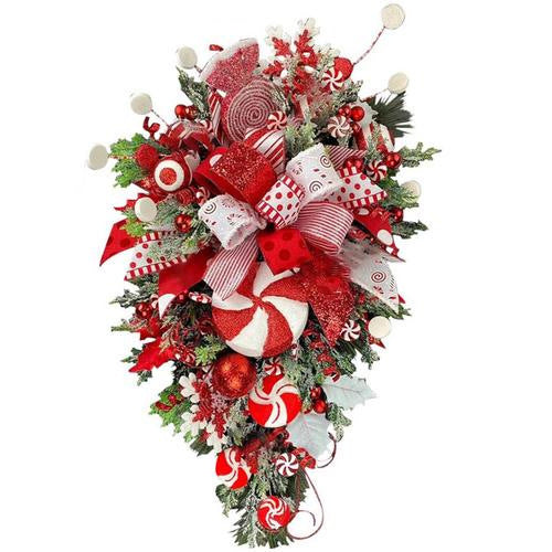 Christmas Wall Decoration Door Hanging Christmas color stair ornaments