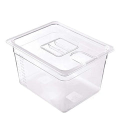 Vacuum Container clear polycarbonate  one of the strongest plastics.  