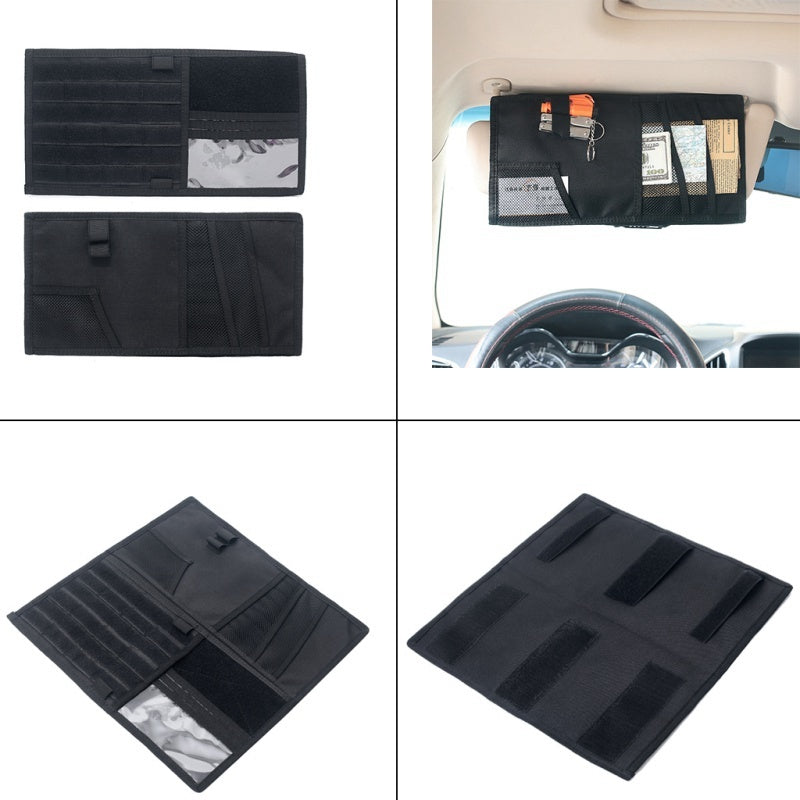 Vehicle Visor Panel Truck Car Sun Visor Organizer CD Bag Holder Car Style