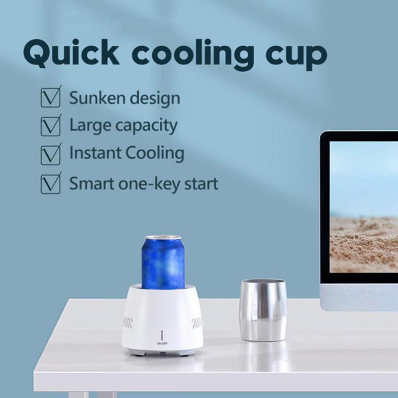 Cooling Cup Electronic Refrigeration Cooler for Beer Wine Beverage Min