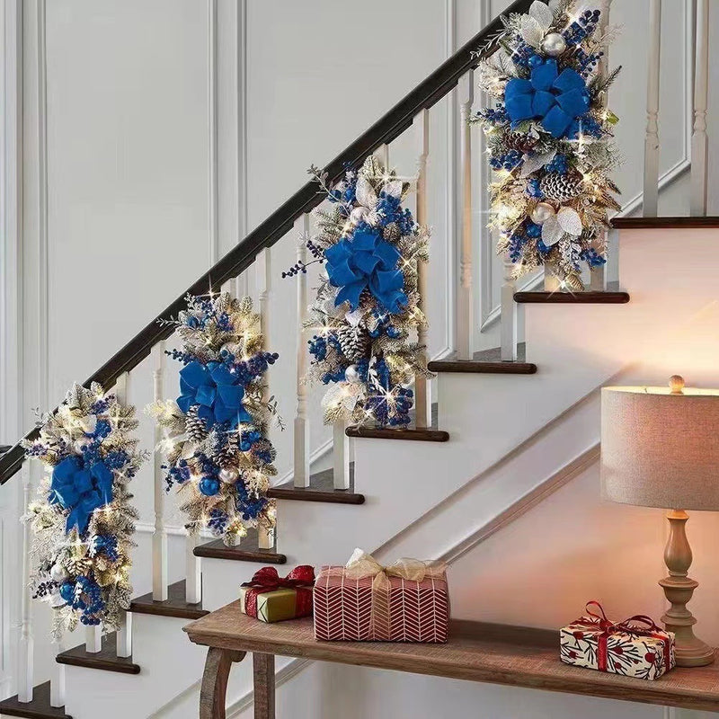 Christmas Wall Decoration Door Hanging Christmas color stair ornaments