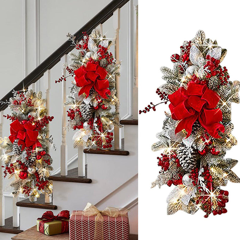 Christmas Wall Decoration Door Hanging Christmas color stair ornaments